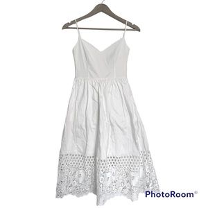 French connection Salerno Layer Jersey Sundress Lace Hem